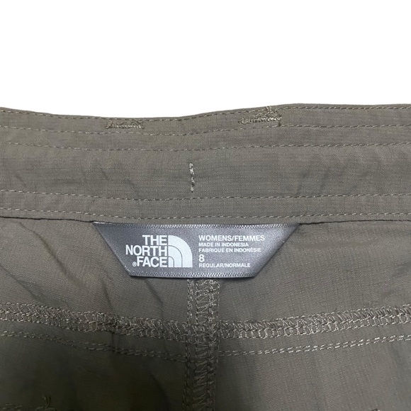 The North Face Horizon Shorts  Style CFT7 Roll Up Cuffs Brown  Women’s Size 8 - Picture 6 of 9